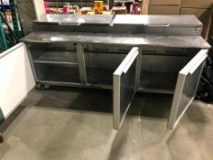 SILVER KINGS SKZP92 REFRIGERATED PREP TABLE (NOT WORKING)