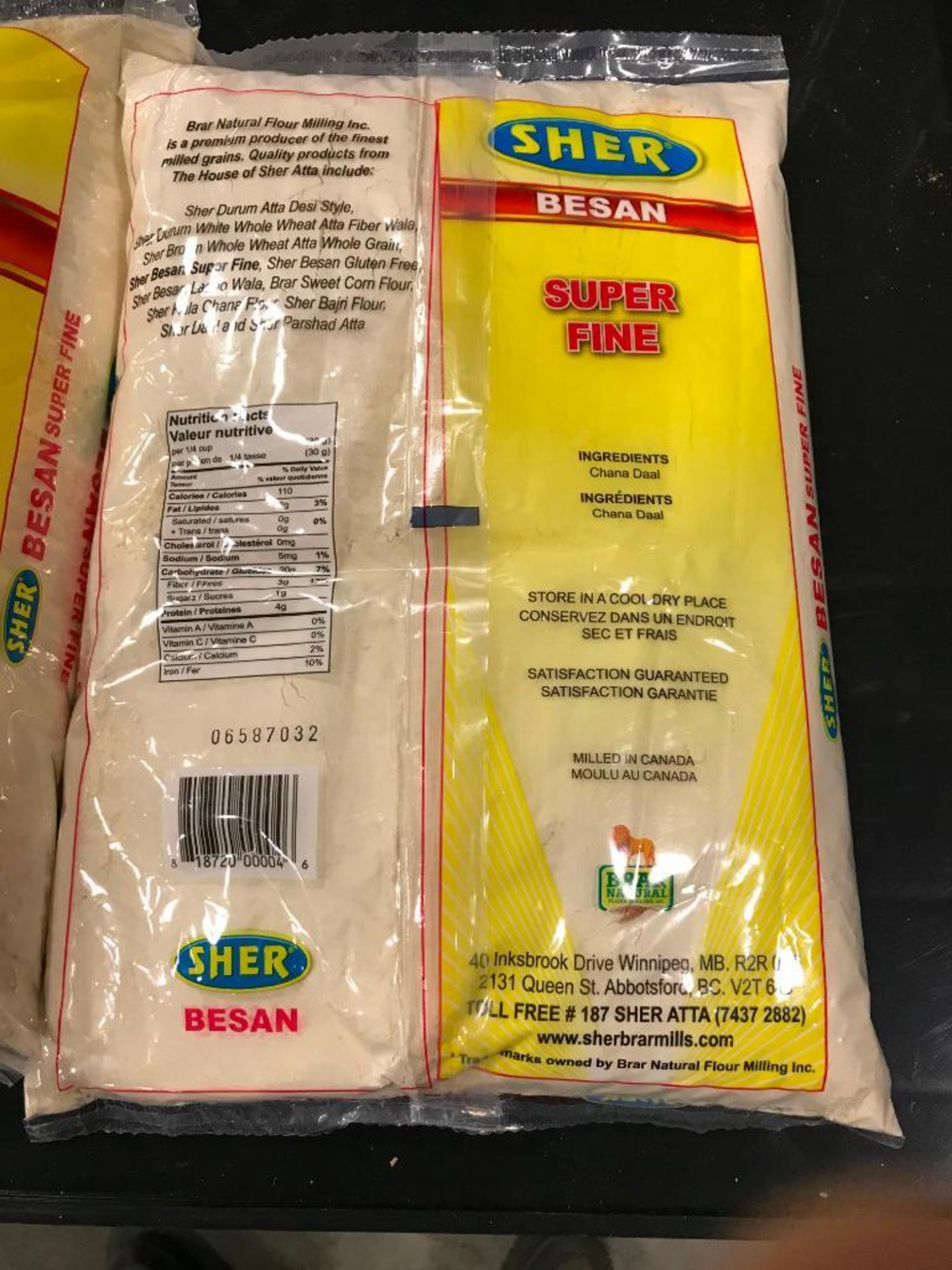 (3) BAGS OF SHER BESAN CHANA FLOUR - 4LBS PER BAG - Image 5 of 5