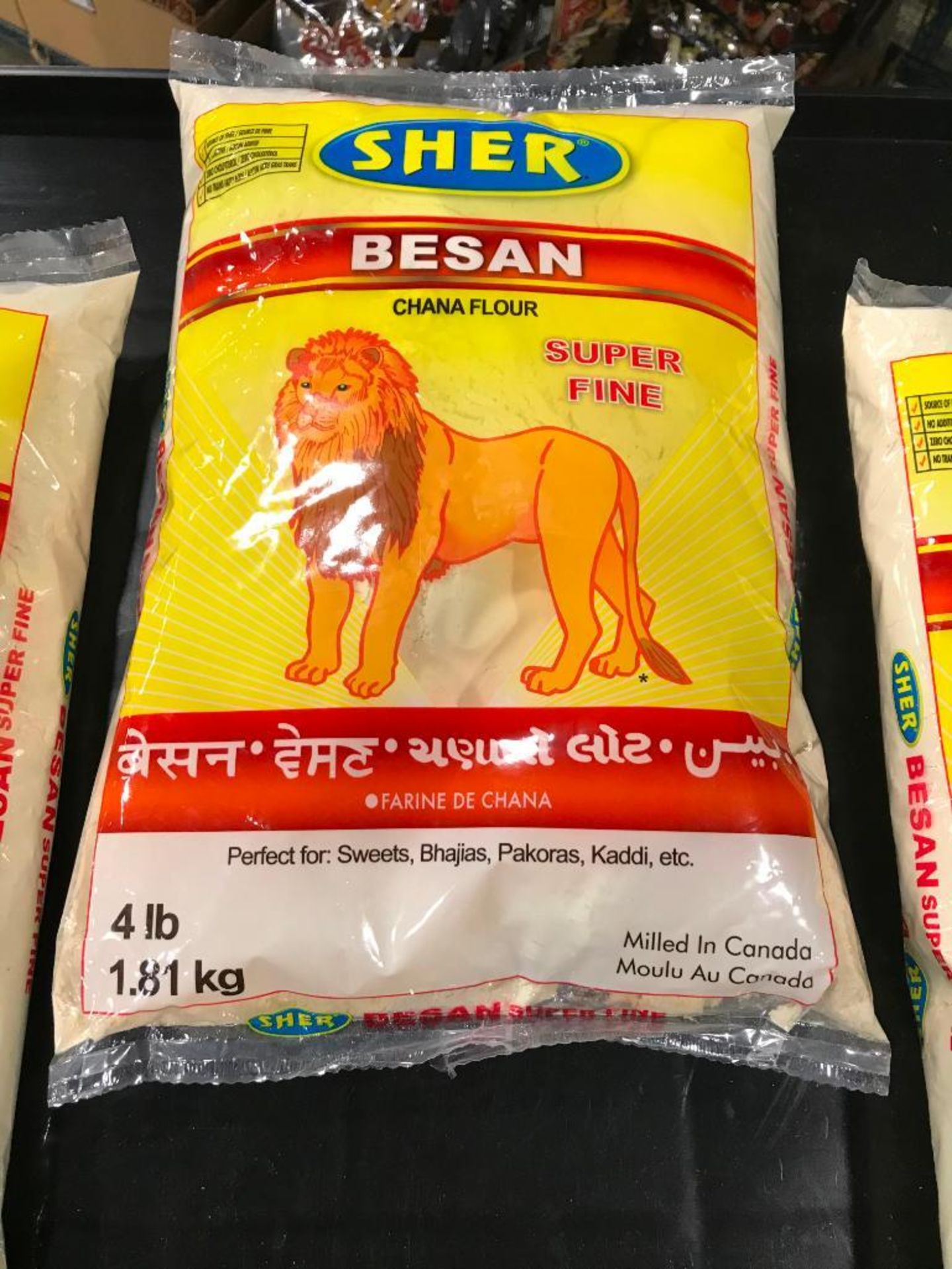 (3) BAGS OF SHER BESAN CHANA FLOUR - 4LBS PER BAG - Image 3 of 5