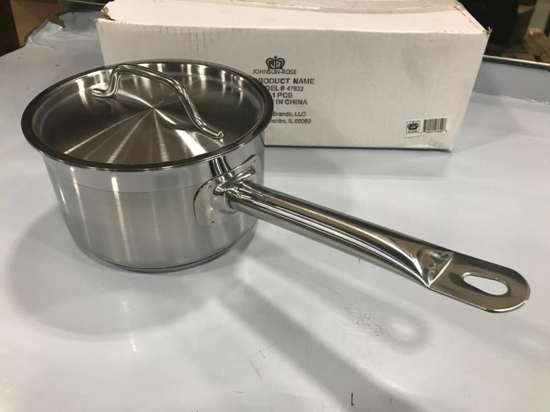 2QT HEAVY DUTY STAINLESS SAUCE PAN INDUCTION CAPABLE, JR 47622 - NEW - Image 3 of 3