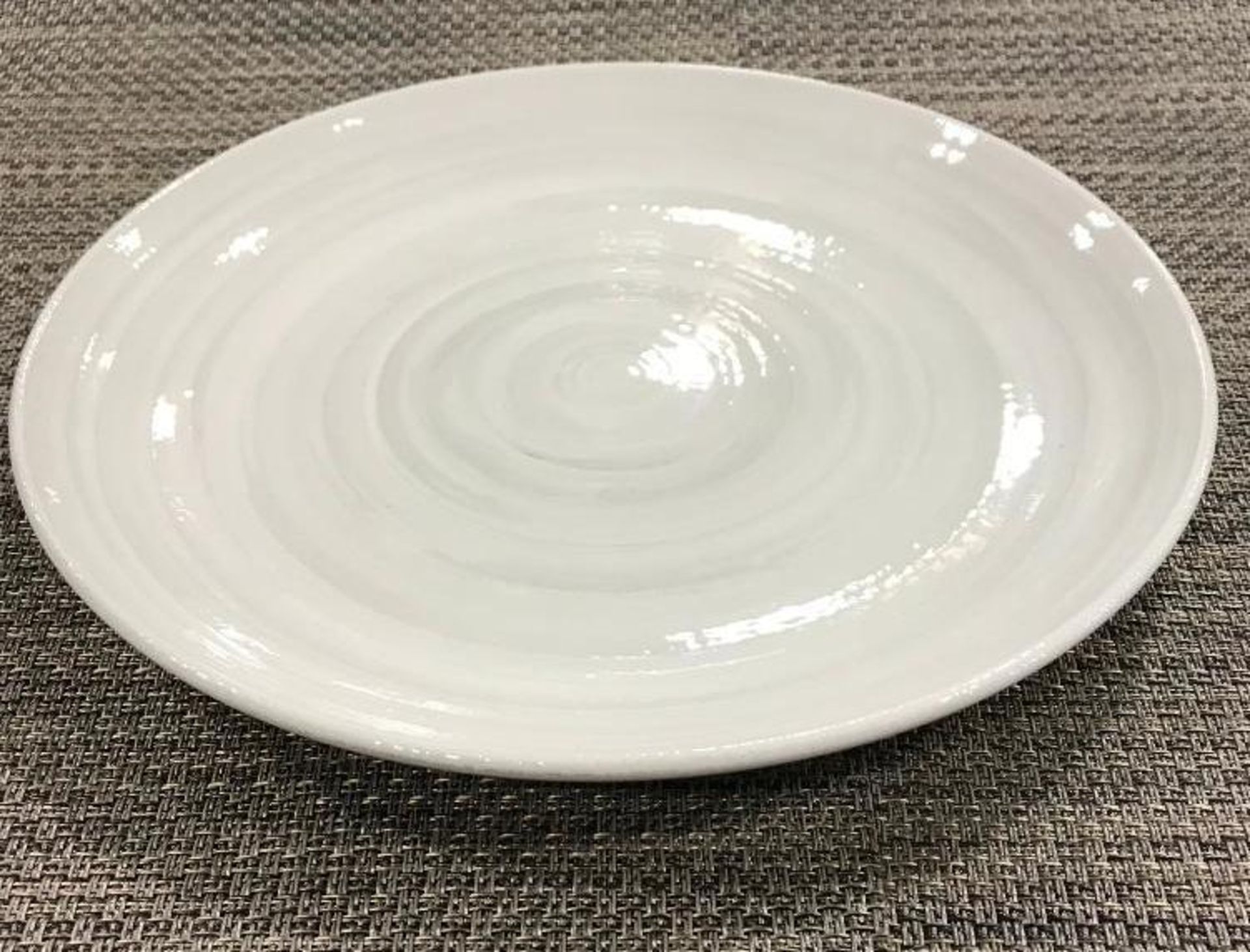 DUDSON RIPPLE GREY PLATE 10.5" - 12/CASE, MADE IN ENGLAND - Image 2 of 5