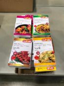 LOT OF ASSORTED HABIB PRODUCTS INCLUDING: CHICKEN HARA SPICE MIX, TIKKA BOTI SPICE MIX,