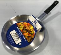 8" ALUMINUM FRY PAN WITH COATED HANDLES, JOHNSON-ROSE 63228 - LOT OF 1 - NEW
