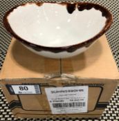 DUDSON HARVEST NATURAL DEEP BOWL 6.75" - 6/CASE, MADE IN ENGLAND