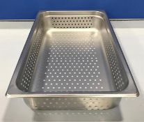 FULL SIZE 4" DEEP STAINLESS STEEL PERFORATED INSERT, JOHNSON ROSE 58105 - NEW
