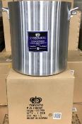 60QT HEAVY DUTY ALUMINUM STOCK POT, JOHNSON ROSE 65760 - NEW