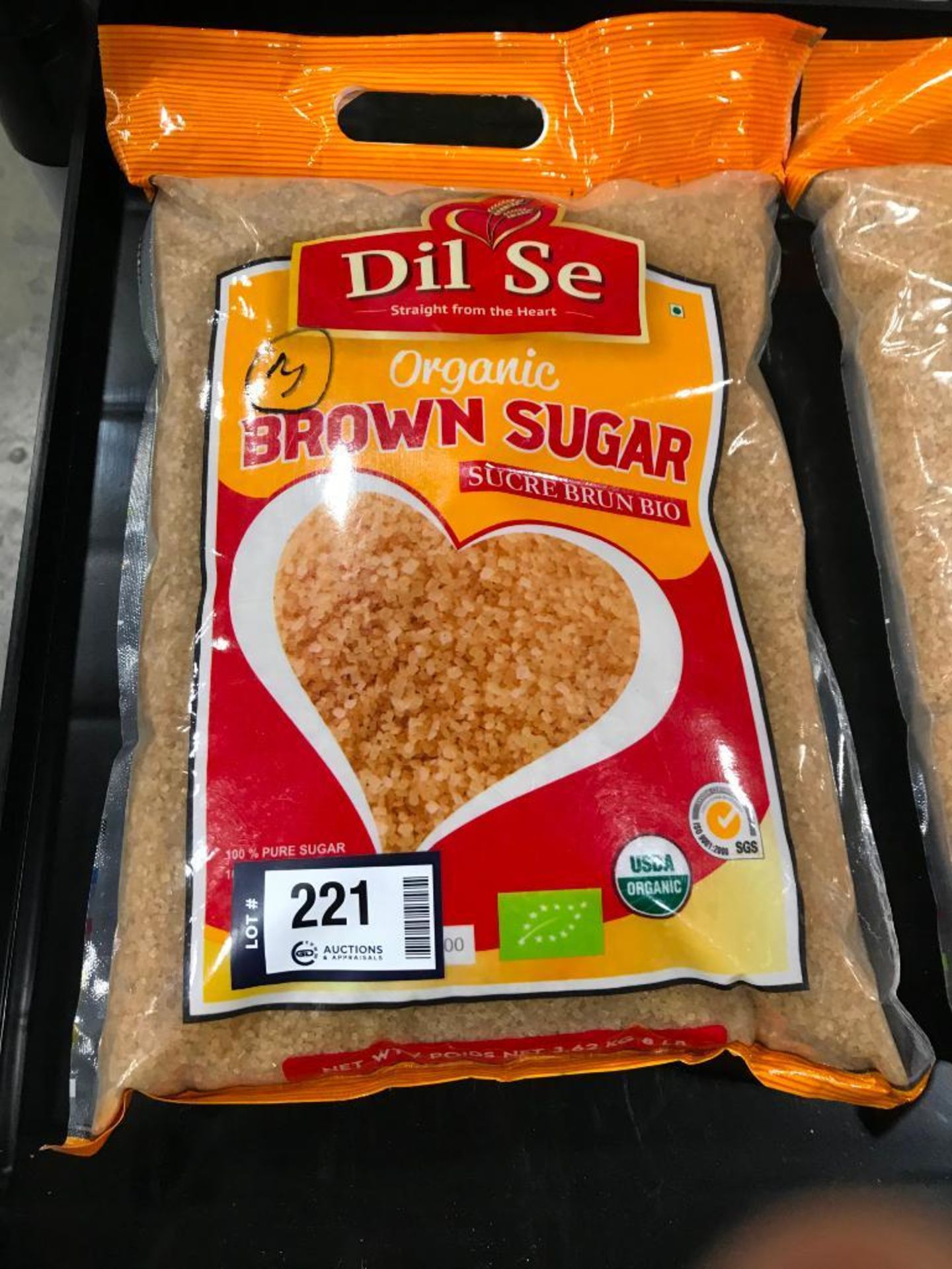 (3) BAGS OF DIL SE ORGANIC BROWN SUGAR - 8LBS PER BAG - Image 2 of 7