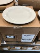 DUDSON CLASSIC MID RIM PLATE 8" -24/CASE, MADE IN ENGLAND