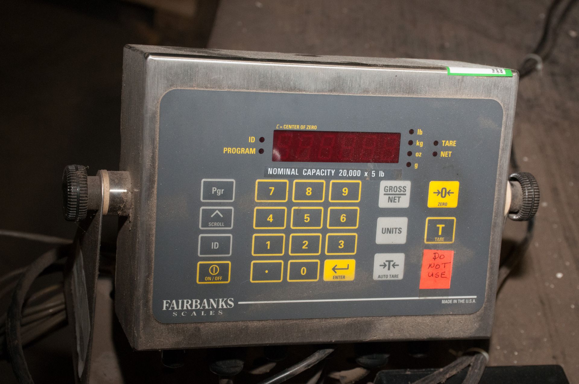 Scale Table 82 1/2" X 107 1/2" w/ Fairbanks Readout and Epson Printer, 10,000 lb. Cap. - Image 2 of 5