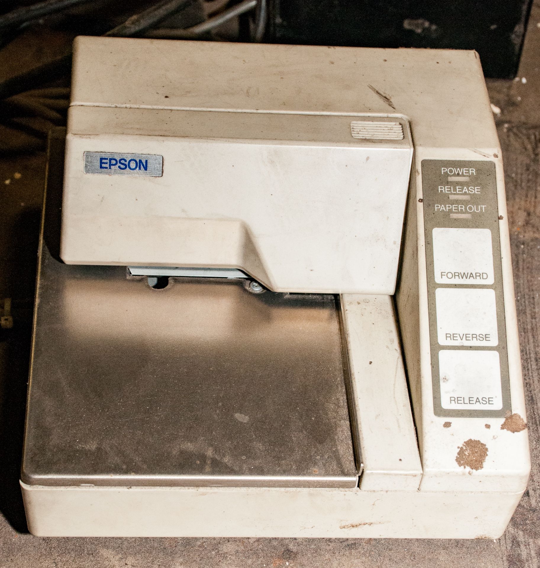 Scale Table 82 1/2" X 107 1/2" w/ Fairbanks Readout and Epson Printer, 10,000 lb. Cap. - Image 4 of 5