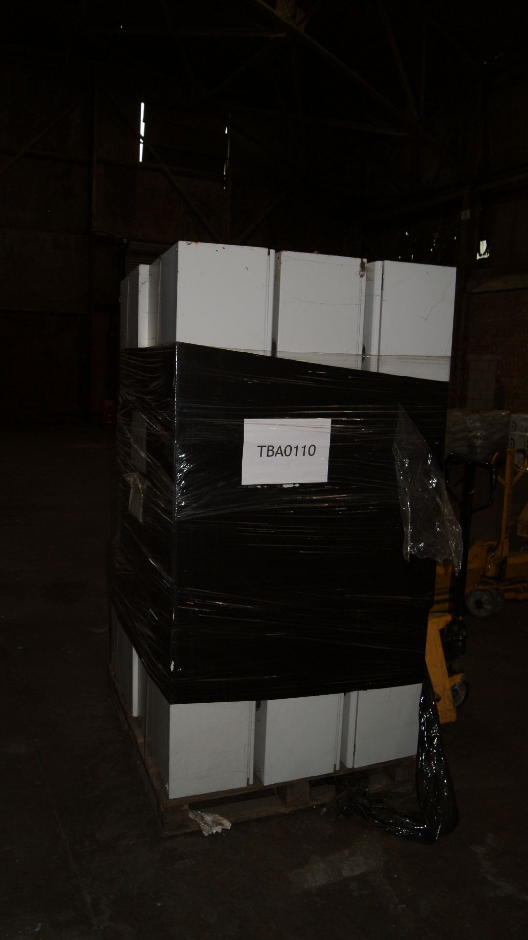 PALLET OF 18 EXTERNAL METAL ELECTRICAL ENCLOSURE - 600MM X 600MM X 300MM- CONTENTS MAY VARY