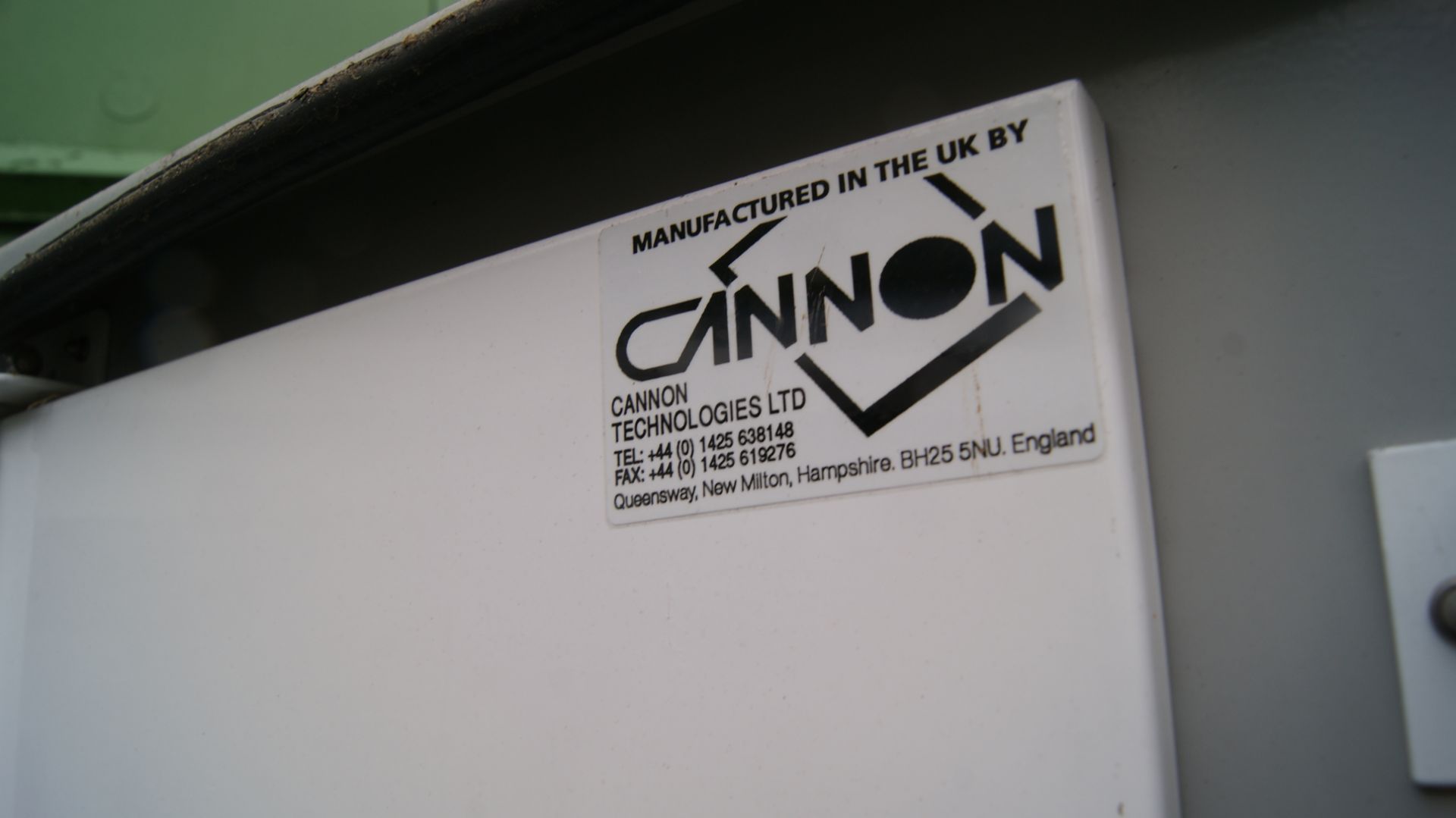 CANNON TECHNOLOGIES EXTERNAL ELECTRICAL NODE HOUSING/ENCLOSURE - 804MM X 800MM X 187MM - APPROX WEIG - Image 4 of 9