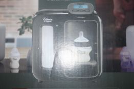 Boxed Tommee Tippee Perfect Preparation Bottle Warmer Station, Black, Day and Night Edition RRP £