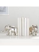 Boxed Set of 2 Pottery Barn Kids Elephant Book Ends RRP £50 (RET00891041) (Public Viewing and