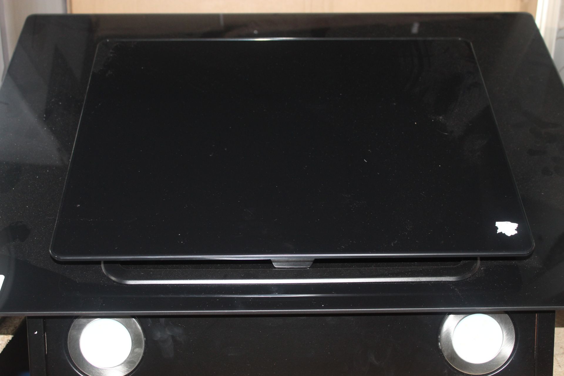 Boxed UBHHH60BK 60cm Angled Glass Cooker Hood With LED Lighting (Public Viewing and Appraisals