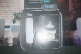 Boxed Tommee Tippee Perfect Preparation Bottle Warmer Station, Black, Day and Night Edition RRP £