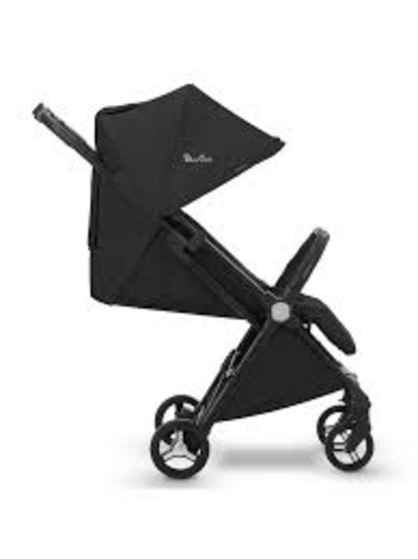 Boxed Silver Cross Jet Global Traveller Ebony Black Stroller Pram RRP £300 (3943086) (Public Viewing