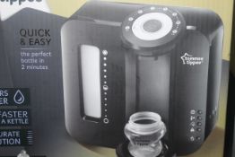 Boxed Tommee Tippee Closer to Nature Perfect Preparation Bottle Warming Station Black RRP£80.00 (