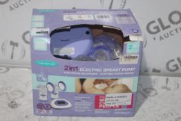 Boxed Lansinoh 2 in 1 Electric Breast Pump RRP £85.00 (RET00749219) (Public Viewing and Appraisals