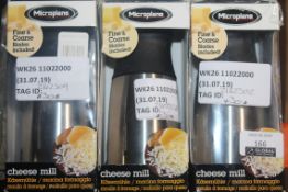 Boxed Microplane Fine and Course Cheese Mills RRP £30 Each (3241202)(2142338)(2142309) (Public