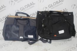 Assorted Pakkapod Black Fabric and Navy Blue Leather Changing Bags RRP £120-£135.00 (3487456) (