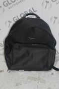 Ted Baker Of London Black Leather Backpack RRP £160 (RET00621641) (Public Viewing and Appraisals