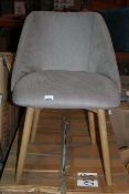 Elliott Dining Chair Slate Grey Set of 2 RRP £200 (Public Viewing and Appraisals Available)