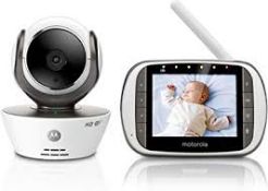 Boxed Motorola MBP853 Connect WIFI Digital Baby Monitor Set, RRP £90.00 (3791779) (Public Viewing