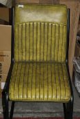 Vintage Yellow Good Wood Dining Chair Set of 2 RRP £150 (Public Viewing and Appraisals Available)