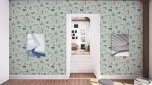 Brand New Roll of Sanderson Woodland Walks Designer Wallpaper RRP £40 (4006681) (Public Viewing