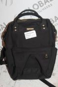 BabaBing Black Easy Clean Nursery Changing Bag RRP £50 (RET00191197) (Public Viewing and