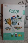 Boxed Osmo Coding Family, Ages 5+ Interactive Learning iPad Games, RRP£100.00