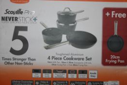 Boxed Scoville Pro Never Stick Plus Super Strong Cookware Set RRP £65 (Public Viewing & Appraisals