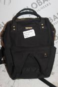 BabaBing Black Easy Clean Nursery Changing Bag RRP £50 (RET00191198) (Public Viewing and