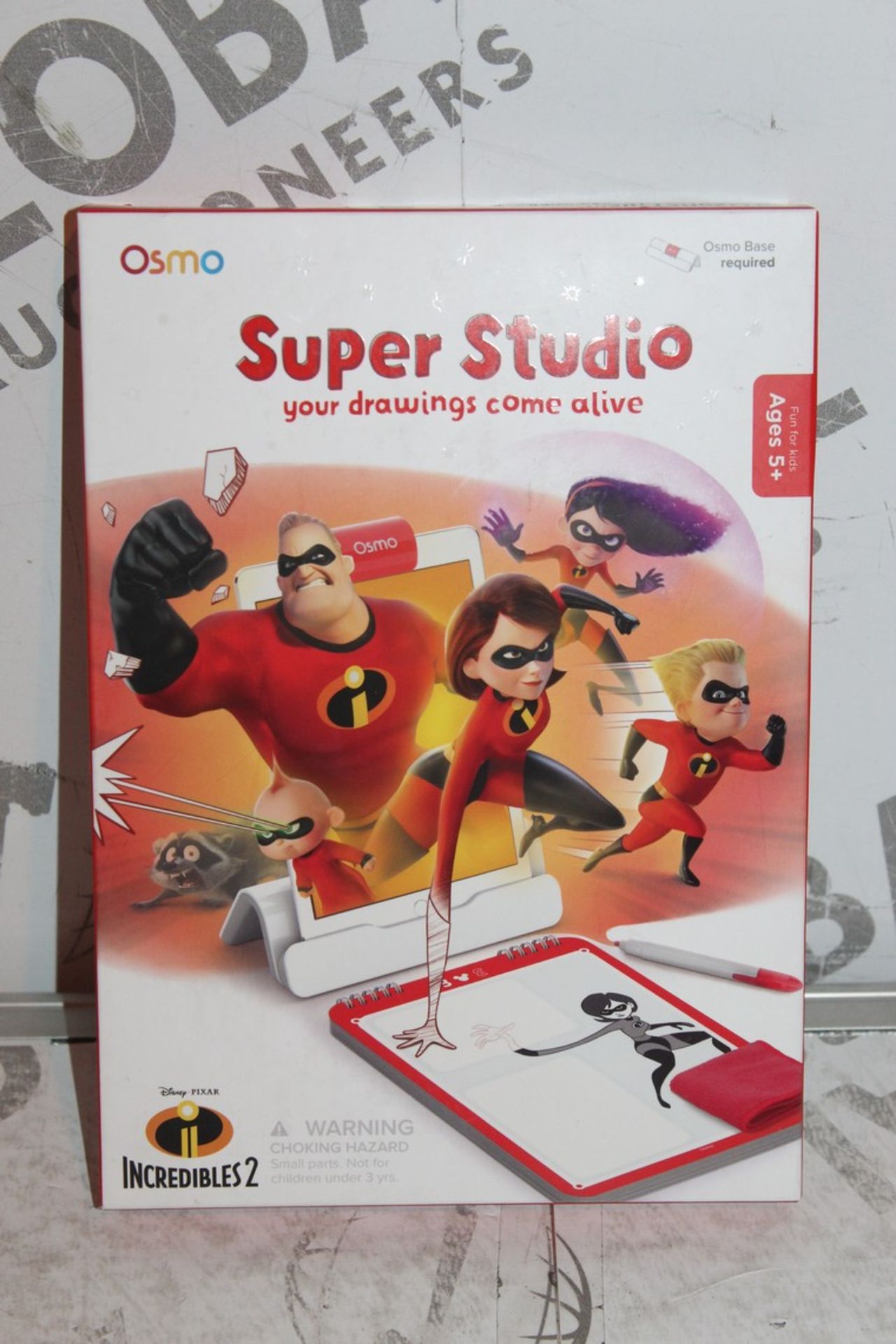 One Lot to Contain, 5 Osmo Super Studio, Drawings Come To Life, Interactive Disney Incredibles