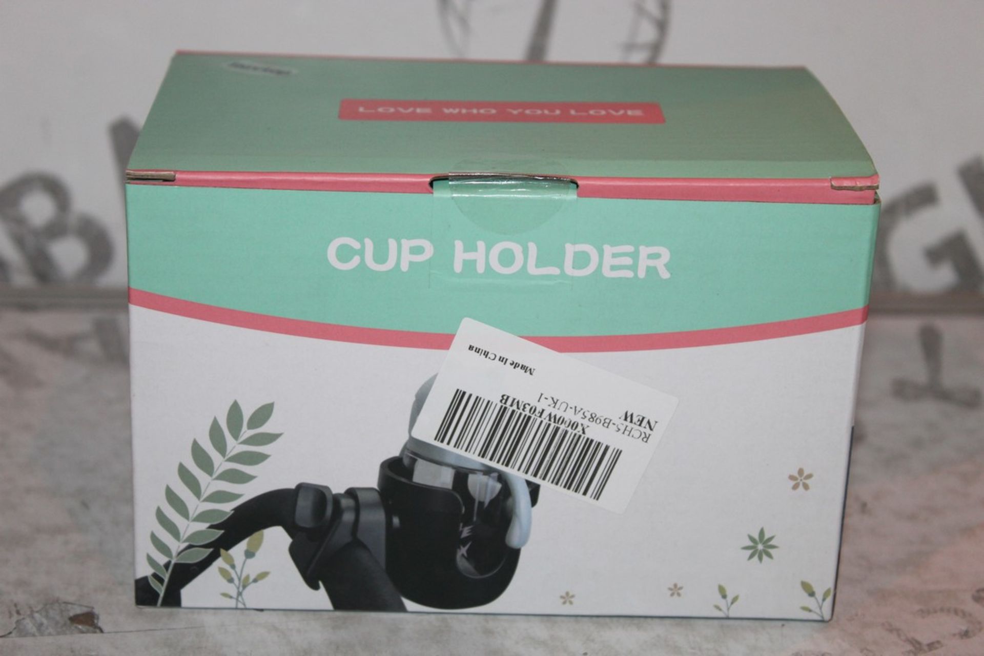 Lot to Contain 10 Rovtop Love Who You Love Cup Holders for Pram Frames Combined RRP £250