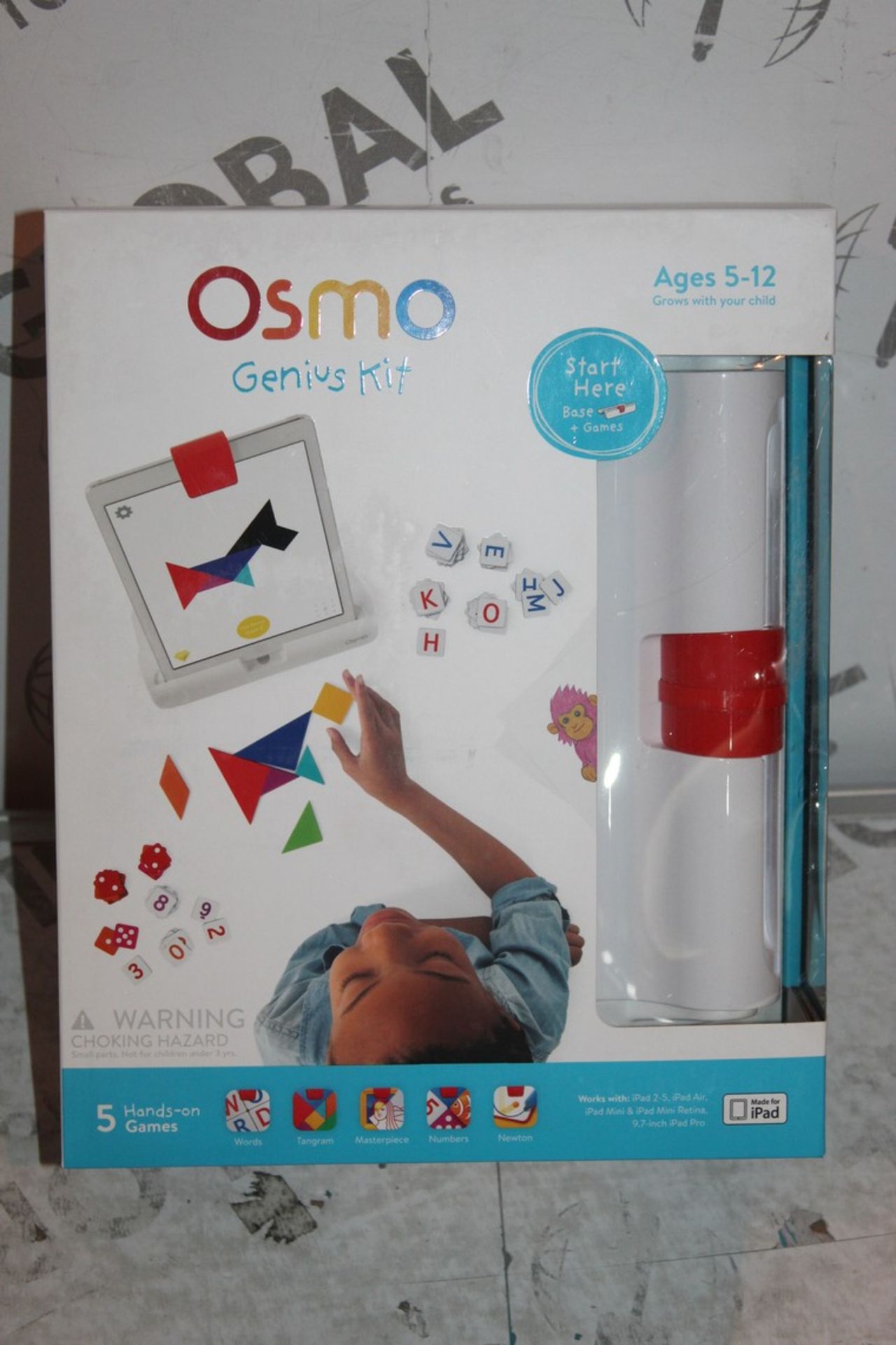 Boxed Osmo Genius Kit Ages 5 - 12 Hands on Gaming Interactive Educational Game Pack Compatible