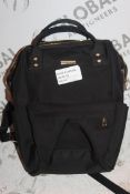 BabaBing Black Easy Clean Nursery Changing Bag RRP £50 (RET00554165) (Public Viewing and