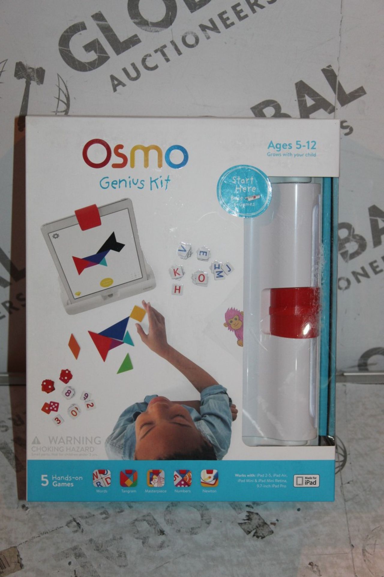 Boxed Osmo Genius Kit, Aged 5-12 Interactive Hand On Gaming Device Compatible for iPad, RRP£100.00