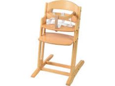 Boxed Baby Dan Wooden Safe High Chair RRP £85 (4046346) (Public Viewing and Appraisals Available)