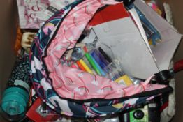 Box to Contain an Assortment of Items to Include a Dolls Pram with Changing Bag, Felt Tip Pens,