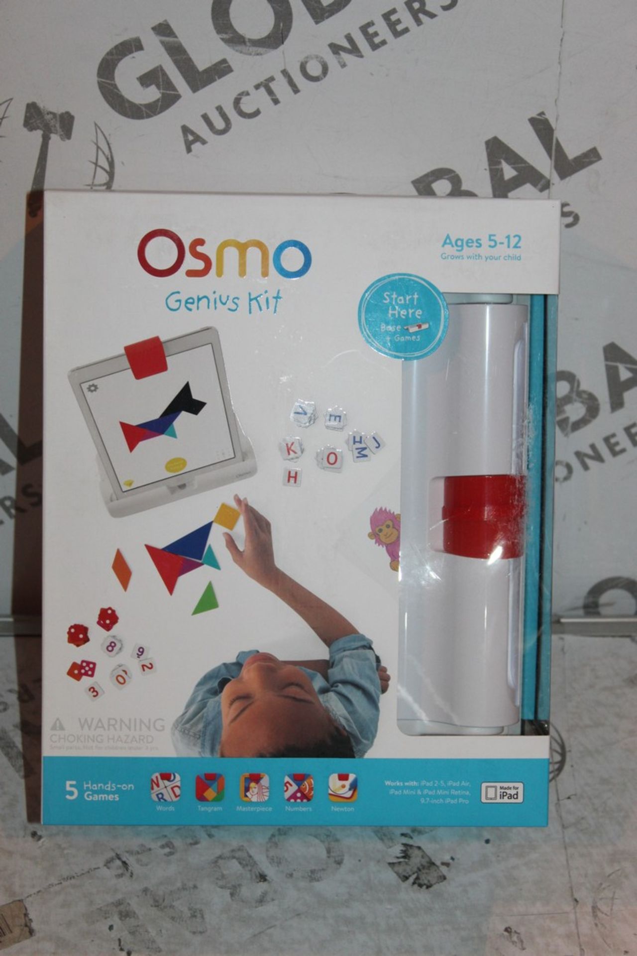 Boxed Osmo Genius Kit, Aged 5-12 Interactive Hand On Gaming Device Compatible for iPad, RRP£100.00