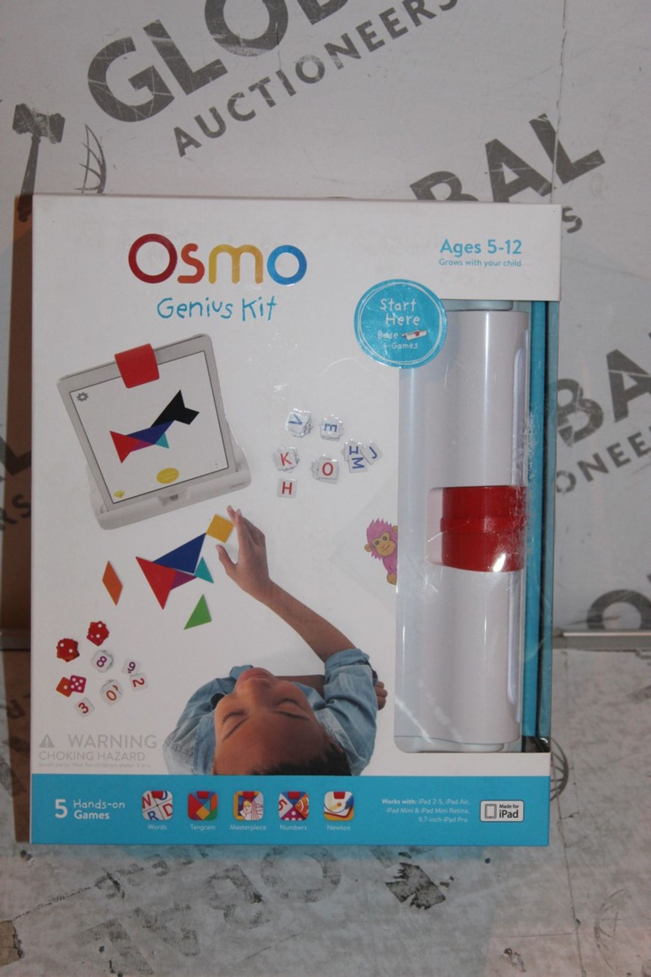 Boxed Osmo Genius Kit, Aged 5-12 Interactive Hand On Gaming Device Compatible for iPad, RRP£100.00