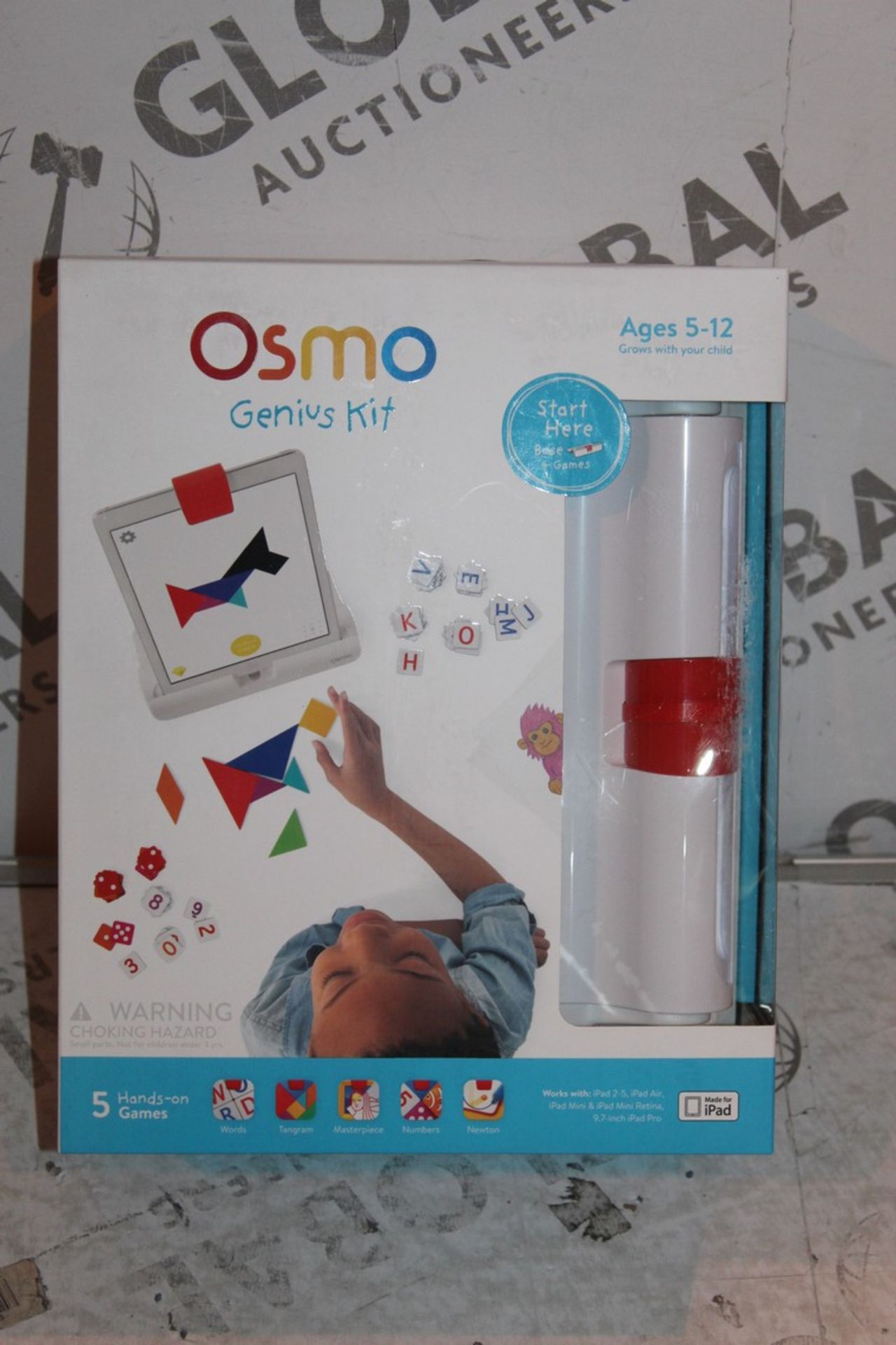 Boxed Osmo Genius Kit, Aged 5-12 Interactive Hand On Gaming Device Compatible for iPad, RRP£100.00