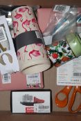 Lot to Contain 9 Assorted Items to Include Sky and Miller Manicure Sets, Scissors, Christmas