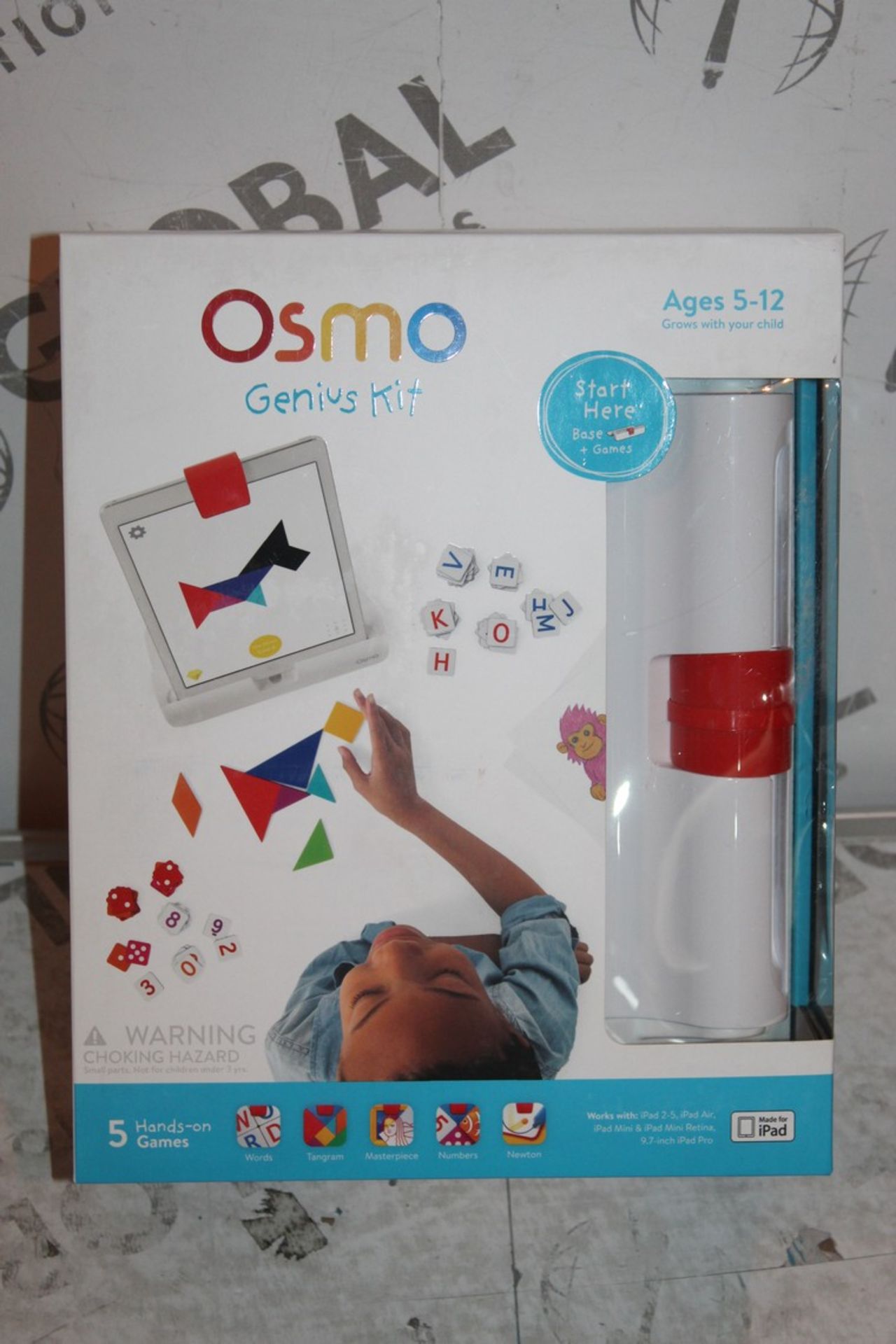 Boxed Osmo Genius Kit Ages 5 - 12 Hands on Gaming Interactive Educational Game Pack Compatible