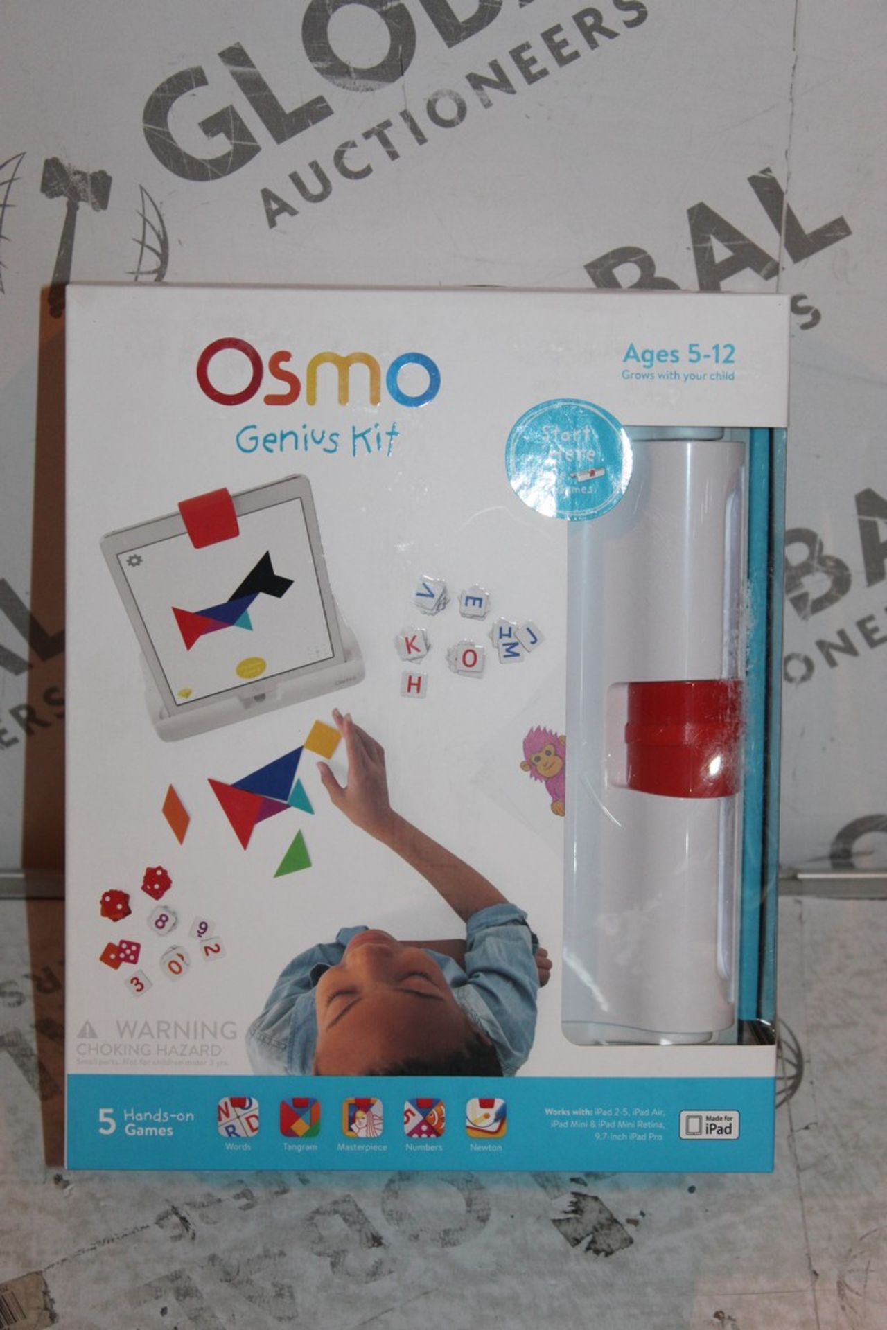 Boxed Osmo Genius Kit, Aged 5-12 Interactive Hand On Gaming Device Compatible for iPad, RRP£100.00