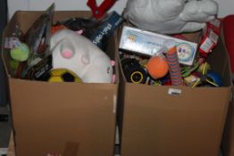 Lot to Contain 3 Boxes, Childrens Toy Items To Include, Light Savers, Air Foam Mega Rockets, Toy