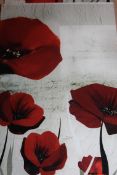 Scarlett Field 5 Piece Print On Canvas RRP £150 (16367) (Public Viewing and Appraisals Available)