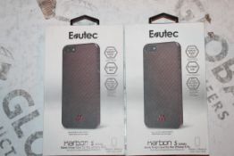 Lot to Contain 10 Assorted Brand New Evutec Carbon and Wood Edition Phone Cases Combined RRP £170